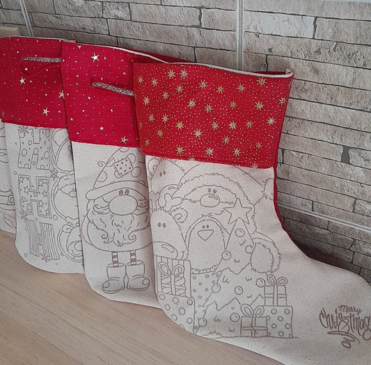Botas Navidad para pintar